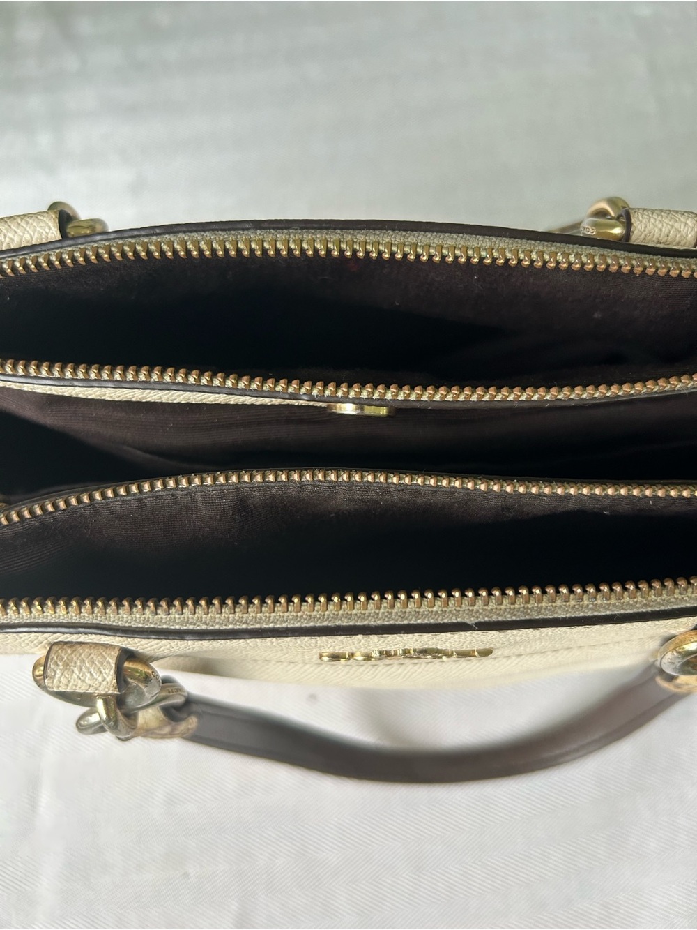 Coach Prairie Satchel + Matching Wallet - Chalk/Python Print - Picture 9 of 10